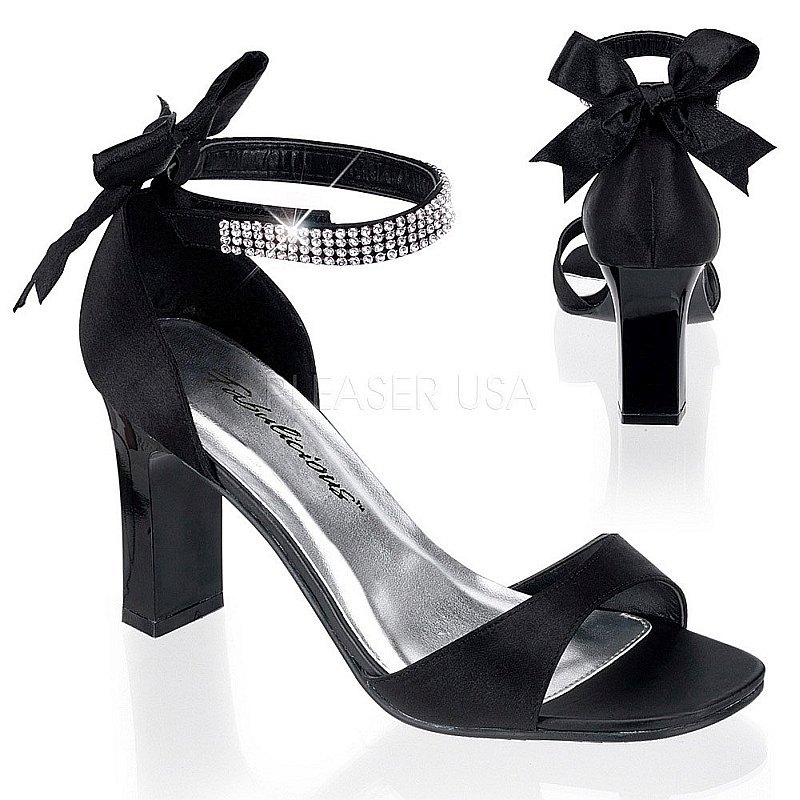 Pleaser ROMANCE-372 strass sandalen met hoge hakken maat 36 - 37